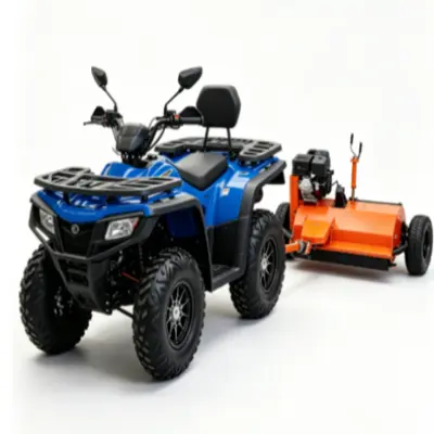 atv with mower