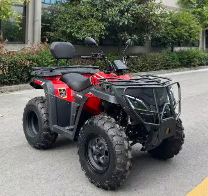 cuatrimoto atv roja cuatrimoto atv roja