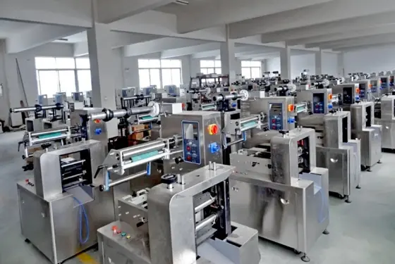 flow wrap machine factory