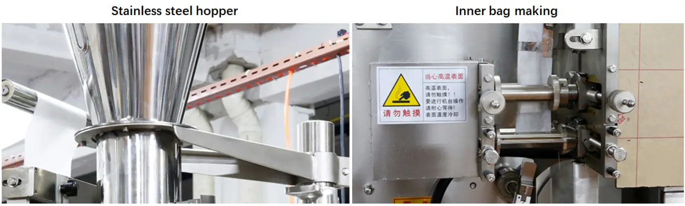 green tea bag packing machine details