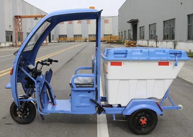 mini garbage tricycle factory