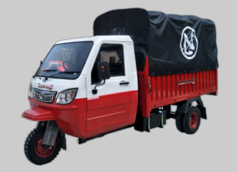 moto carga con cabina y timon-yansumi