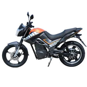 moto eléctrica blanca