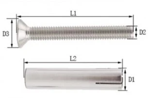 perno de expansion detalle constructivo perno de expansion detalle constructivo