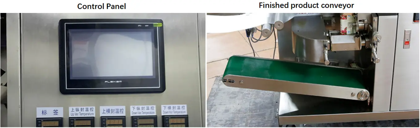 pneumatic tea pouch packing machine details