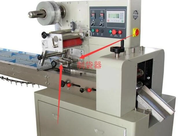 The bag maker of table top flow wrap machine